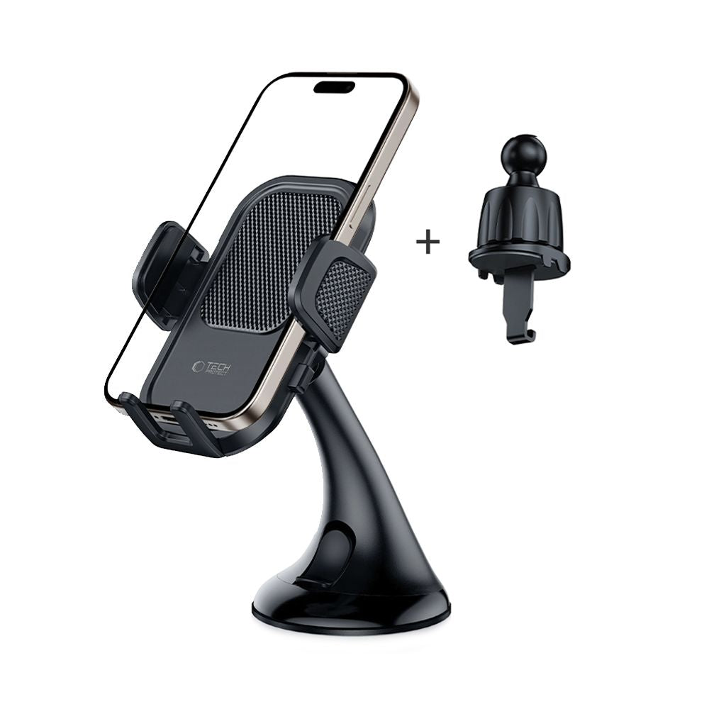 Tech - Protect V8 Universal Βάση για το Ταμπλό και τον Αεραγωγό του Αυτοκινήτου - Black