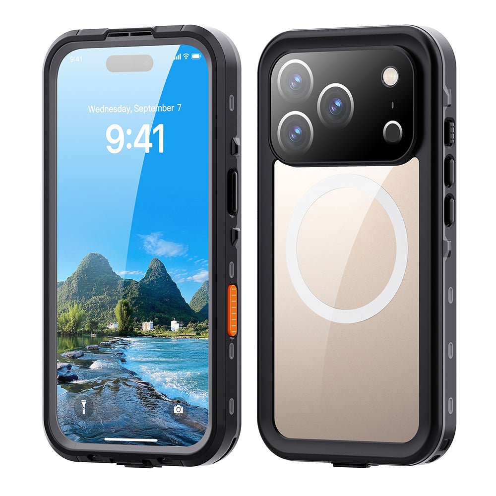 ShellBox iPhone 17 Pro - Αδιάβροχη Θήκη IP68 - Black