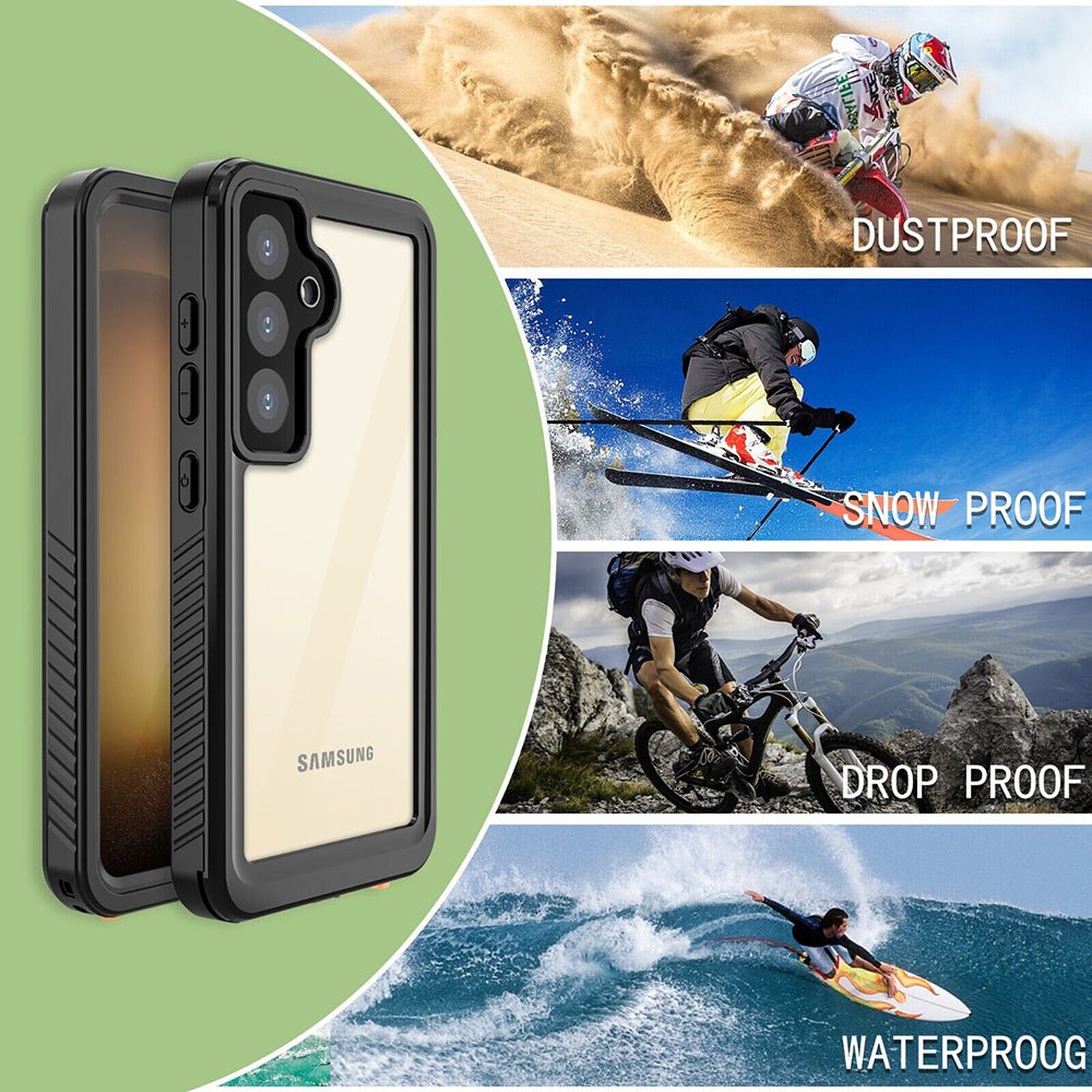 ShellBox Samsung Galaxy S24 Plus - Αδιάβροχη Θήκη IP68 - Black