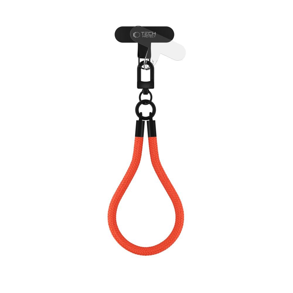 Tech - Protect C3S Rope Wrist Strap - Universal Λουράκι Καρπού για Θήκη Κινητού - Orange / Black
