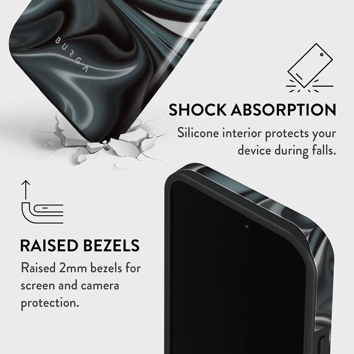 Burga iPhone 14 Pro Max Fashion Tough Σκληρή Θήκη - Lightning Strike