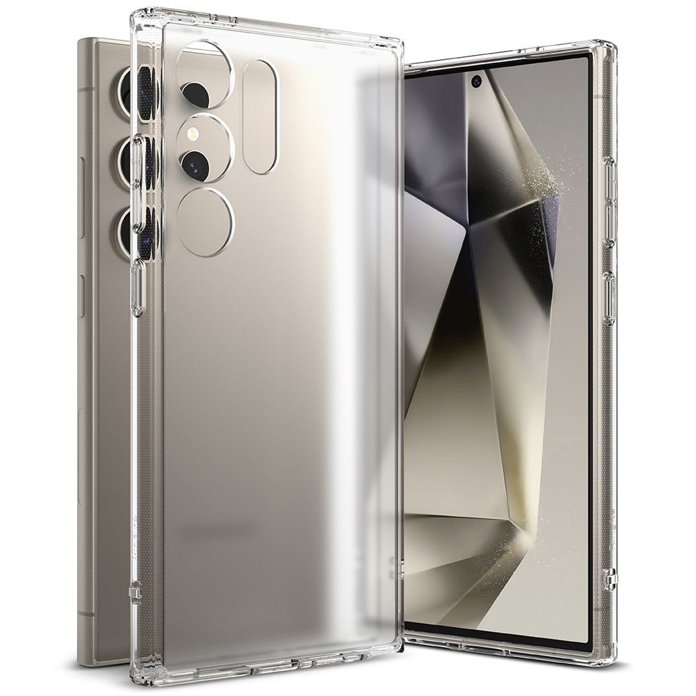 Ringke Samsung Galaxy S24 Ultra Fusion Σκληρή Θήκη με Πλαίσιο Σιλικόνης - Ματ Διάφανη