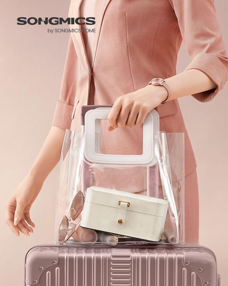 Songmics Κοσμηματοθήκη Ταξιδίου - Cloud White - JBC166W01