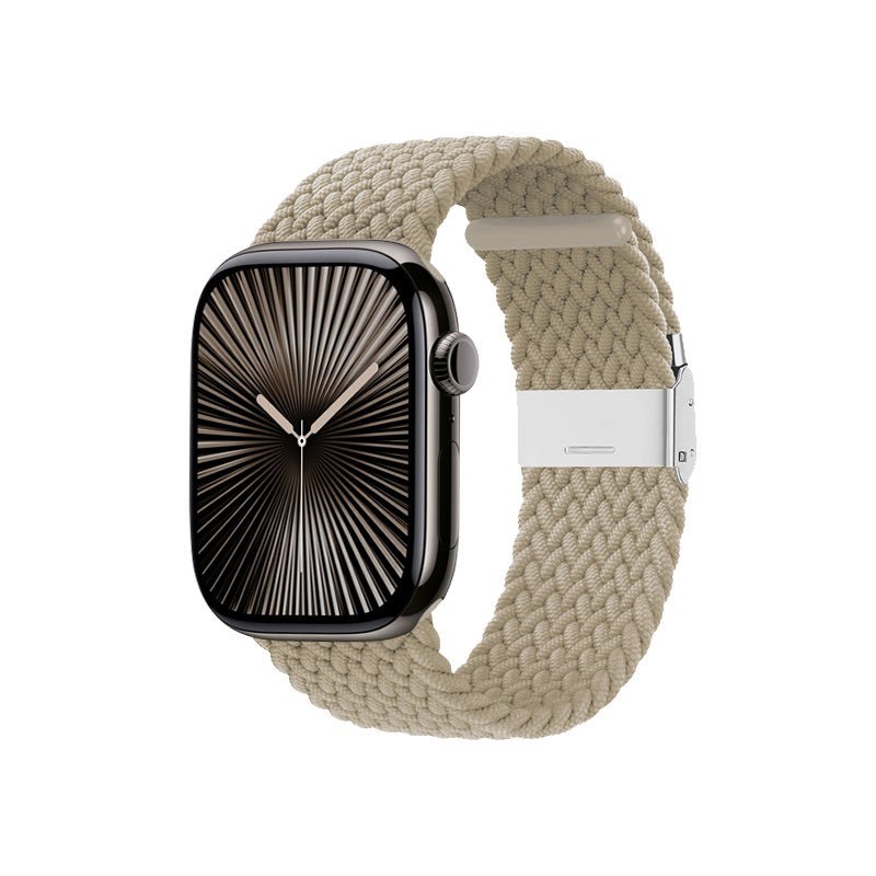 Crong Λουράκι Apple Watch 2/3/4/5/6/7/8/9/10/11 - SE (1/2/3) - 38/40/41/42mm Wave Band - Stone Beige