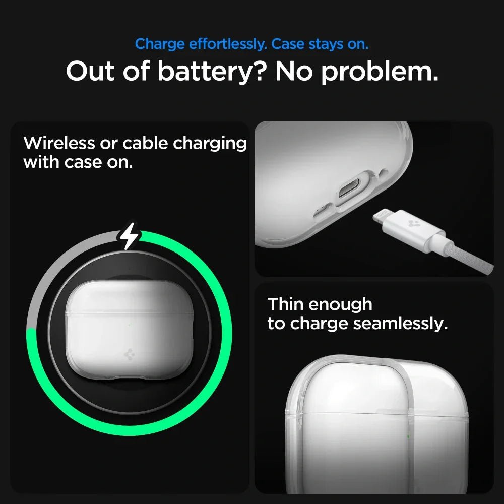 Spigen AirPods Pro 3 - Θήκη Σιλικόνης - Liquid Crystal - Crystal Clear