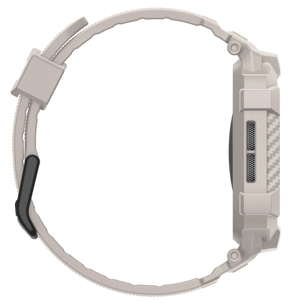 Spigen Λουράκι Apple Watch 10/11 - 42mm με Θήκη Προστασίας - Rugged Armor Pro V2 - Dune Beige