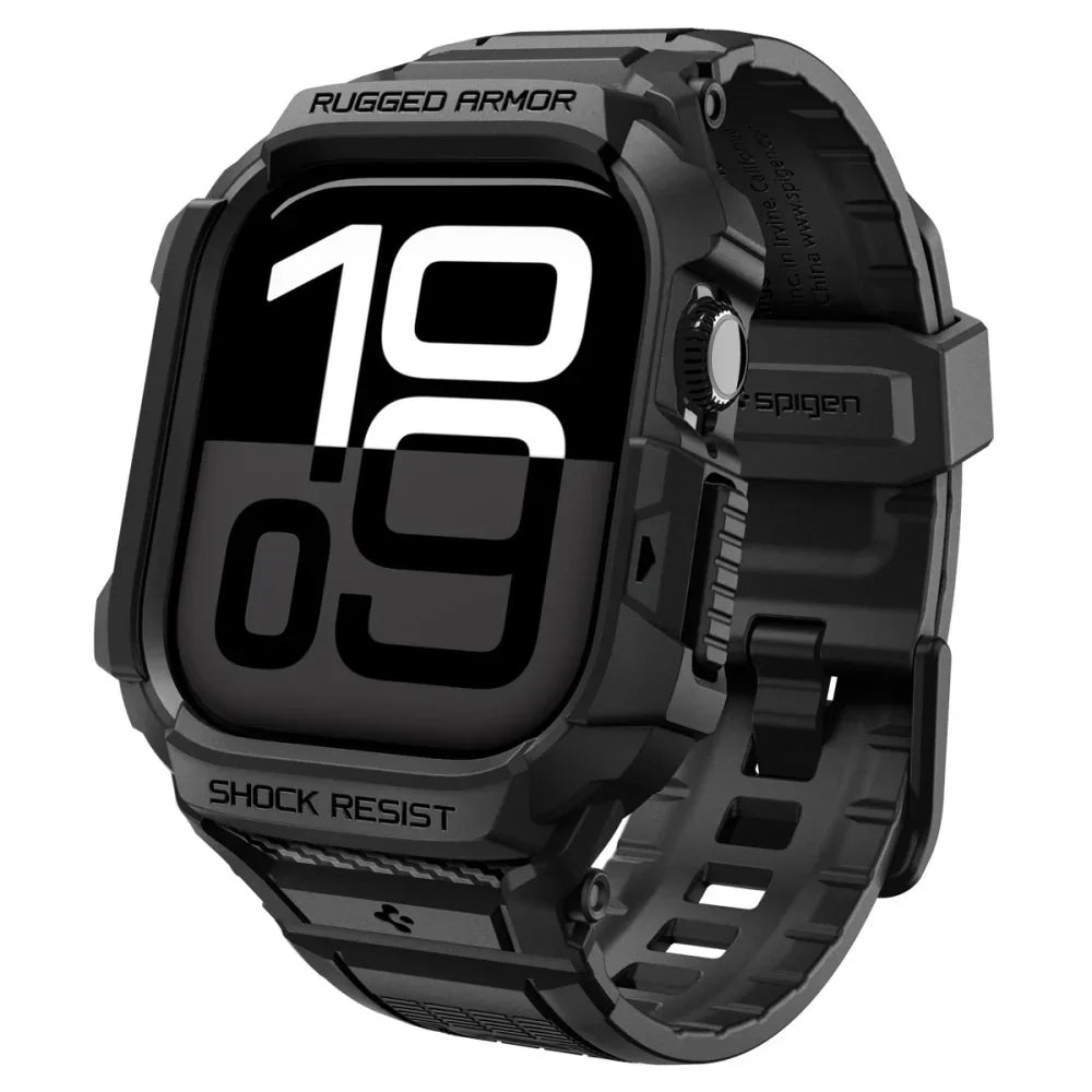 Spigen Λουράκι Apple Watch 10/11 - 42mm - Rugged Armor Pro V2 - Matte Black