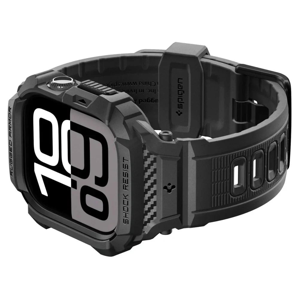 Spigen Λουράκι Apple Watch 10/11 - 42mm - Rugged Armor Pro V2 - Matte Black