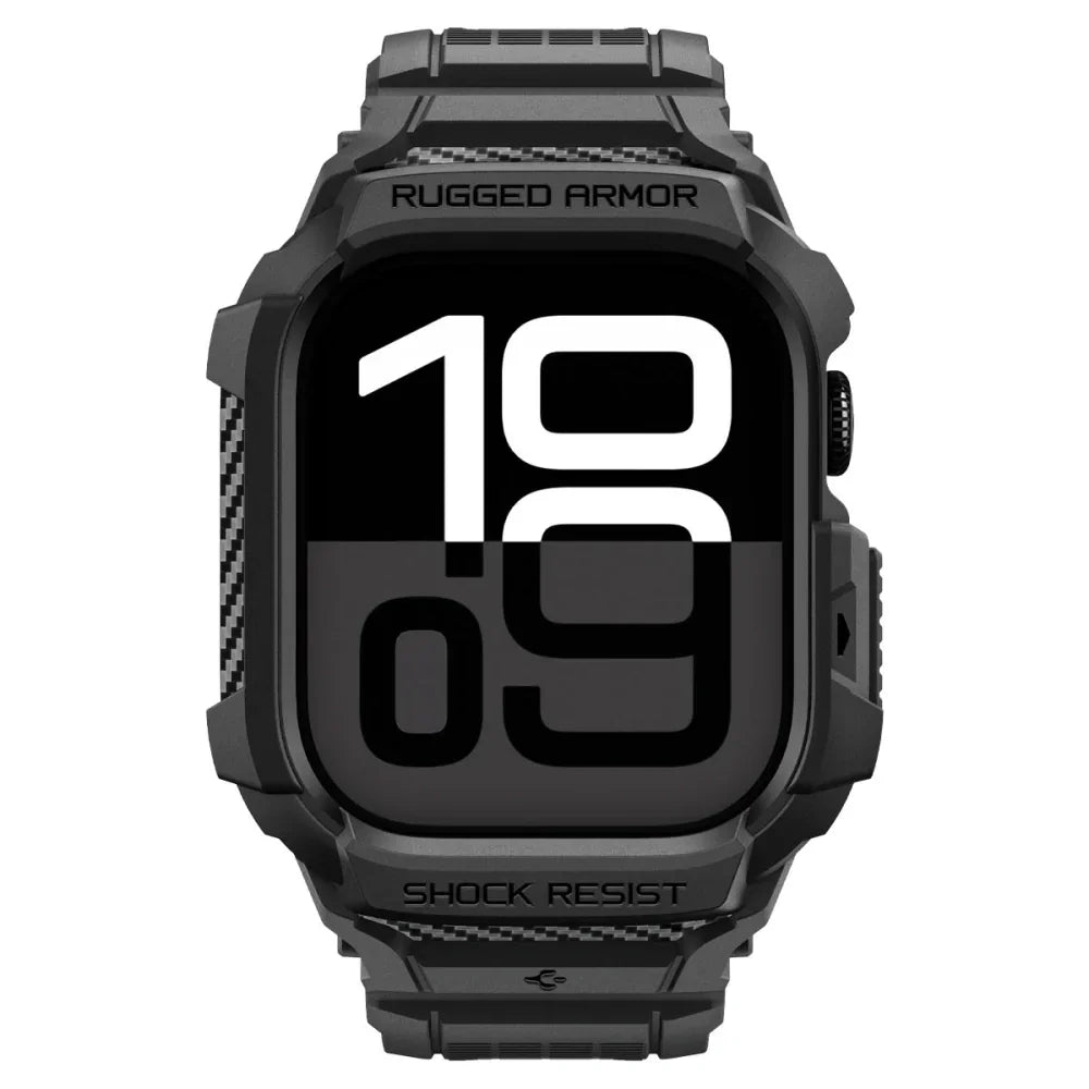 Spigen Λουράκι Apple Watch 10/11 - 42mm - Rugged Armor Pro V2 - Matte Black