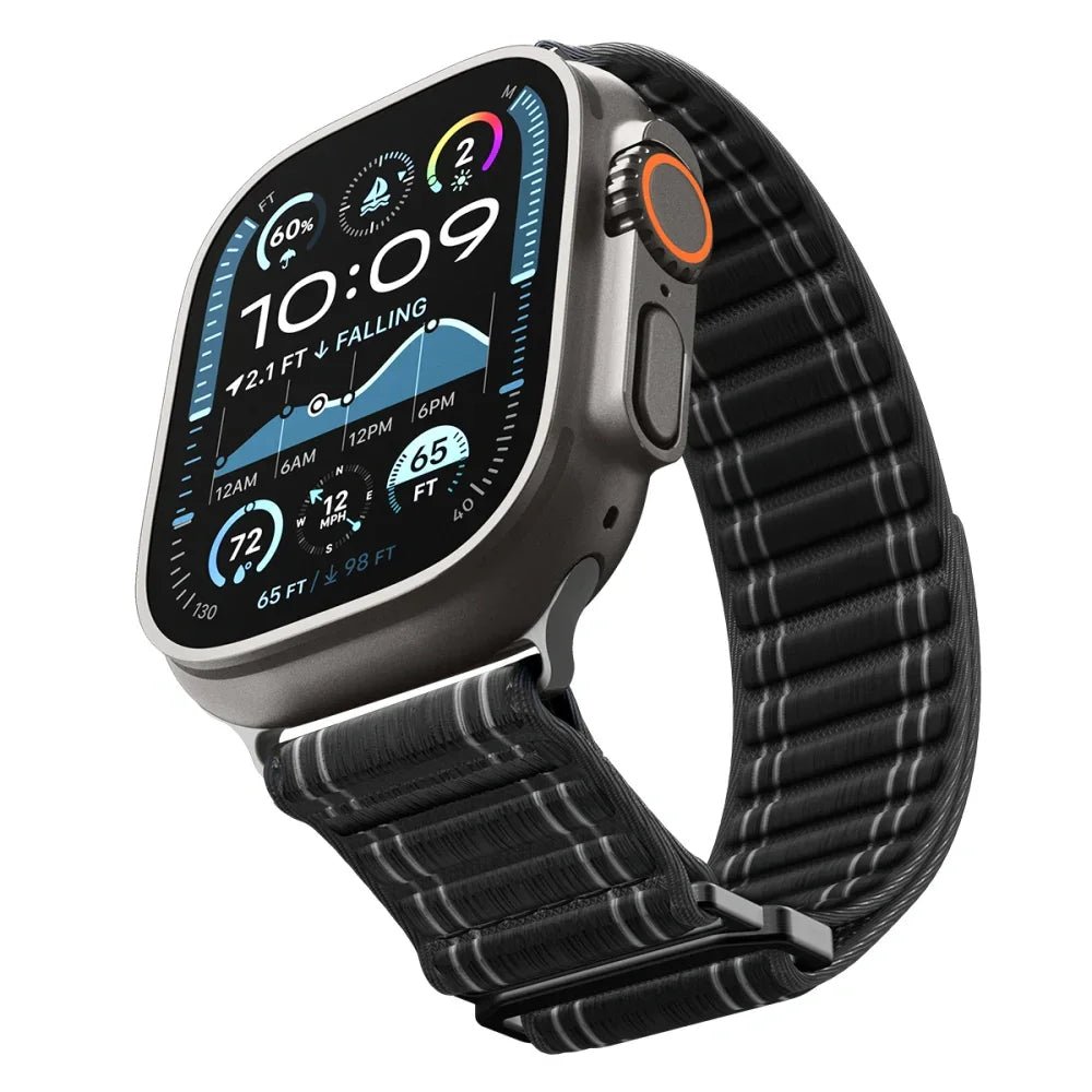 Spigen Λουράκι Apple Watch 8/9/10/11 - SE (1/2/3) - Ultra (1/2/3) – 44/45/46/49mm - WBF0 - Black