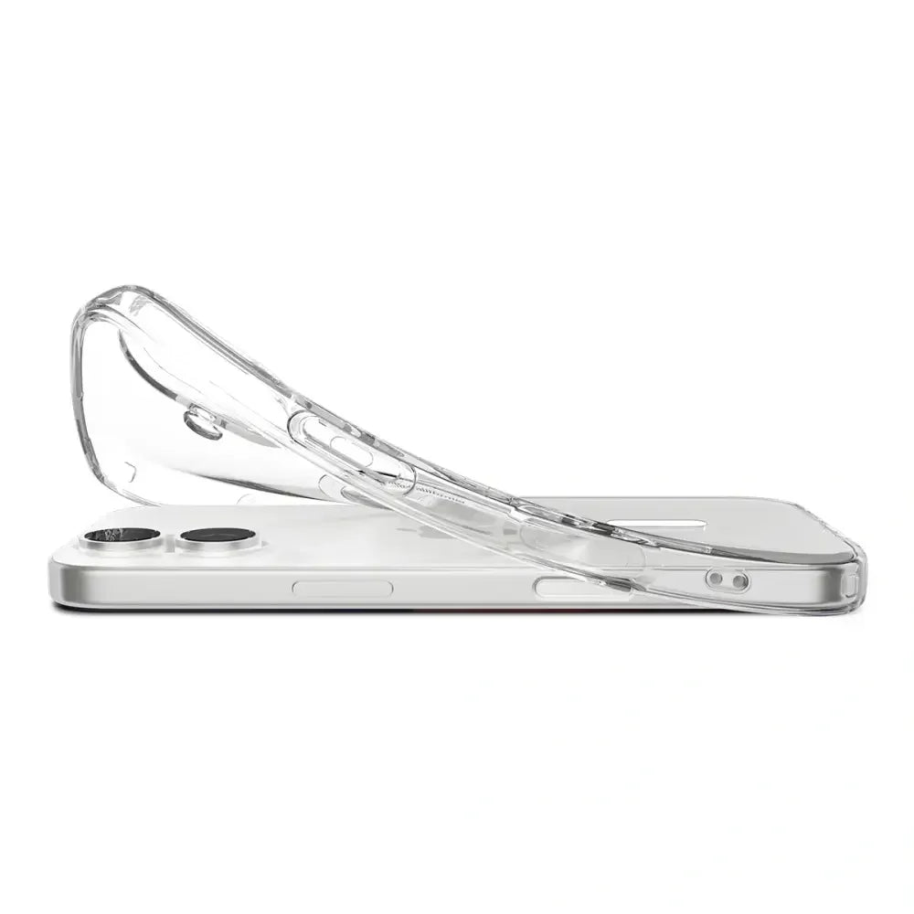 Spigen iPhone 17 - Liquid Crystal Mag - Θήκη Σιλικόνης με MagSafe - Clear / White
