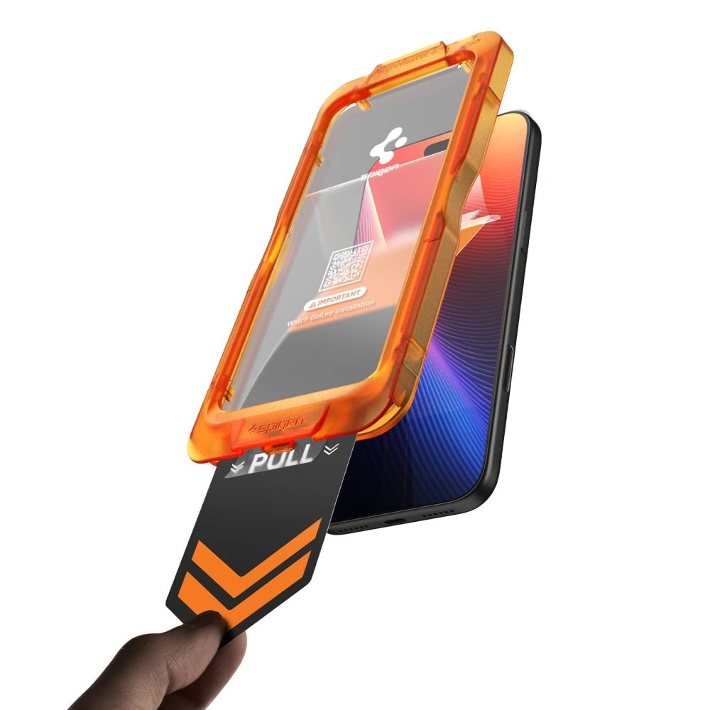 Spigen iPhone 17 Pro - Alm Glas.Tr Slim - Αντιχαρακτικό Γυαλί Οθόνης 9H - 3 Τεμάχια - Clear