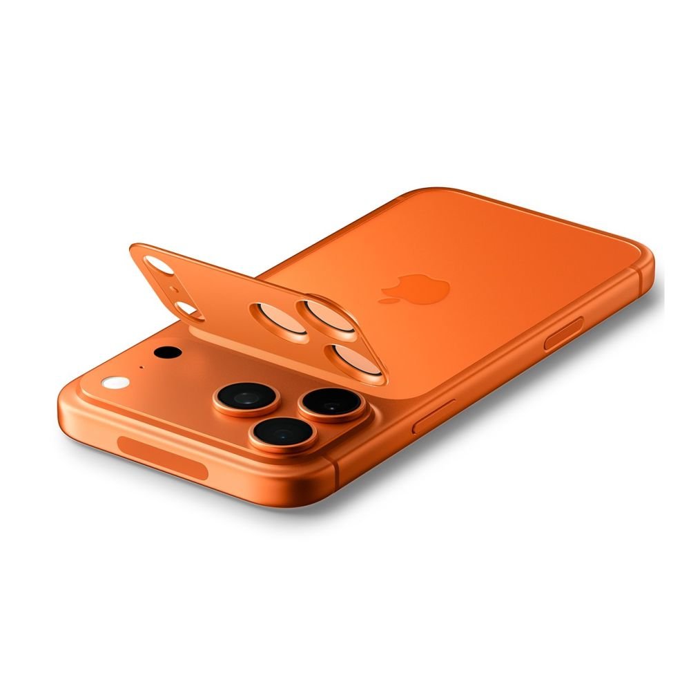 Spigen iPhone 17 Pro - Αντιχαρακτικό Γυαλί για την Κάμερα - Optik Pro XL Glas.TR EZ Fit - Orange