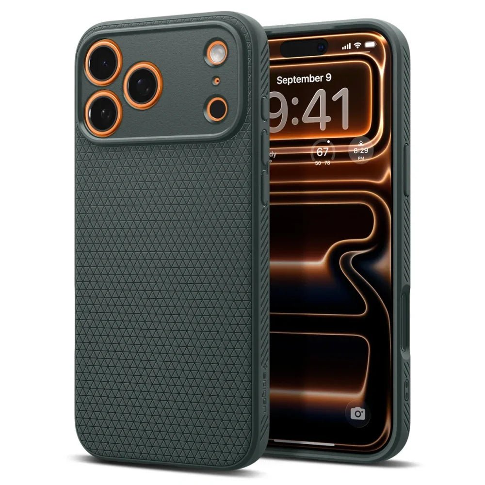 Spigen iPhone 17 Pro - Liquid Air - Θήκη Σιλικόνης - Abyss Green