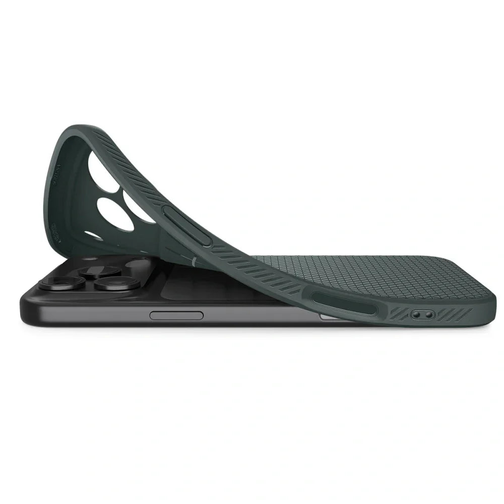 Spigen iPhone 17 Pro - Liquid Air - Θήκη Σιλικόνης - Abyss Green