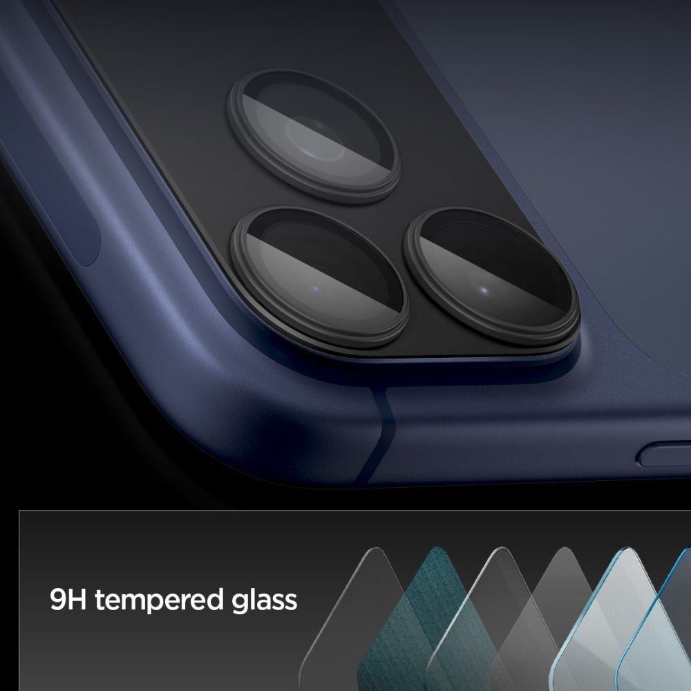 Spigen iPhone 17 Pro Max - Αντιχαρακτικό Γυαλί για την Κάμερα - Optik Pro XL Glas.TR EZ Fit - Black
