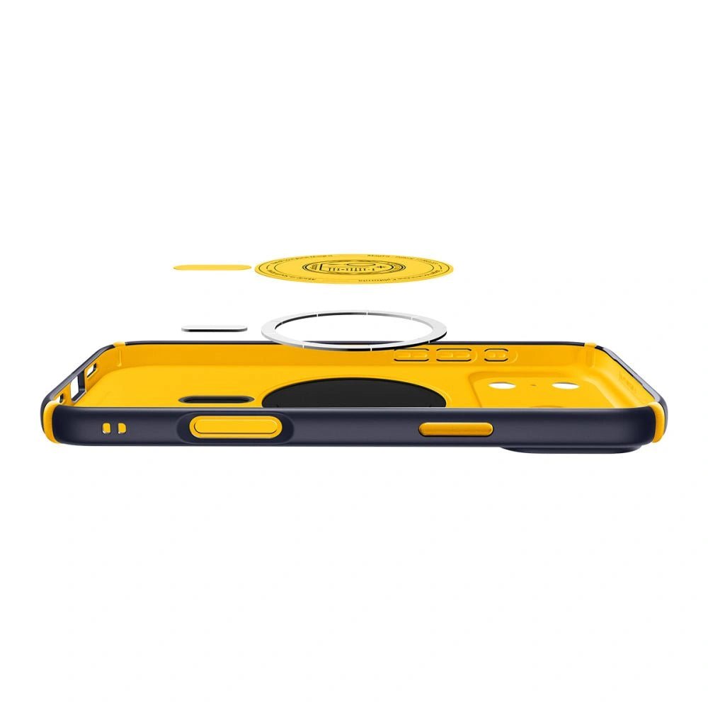 Spigen iPhone 17 Pro Max - Nano Pop Hybrid Mag - Σκληρή Θήκη με Πλαίσιο Σιλικόνης - Blueberry Navy