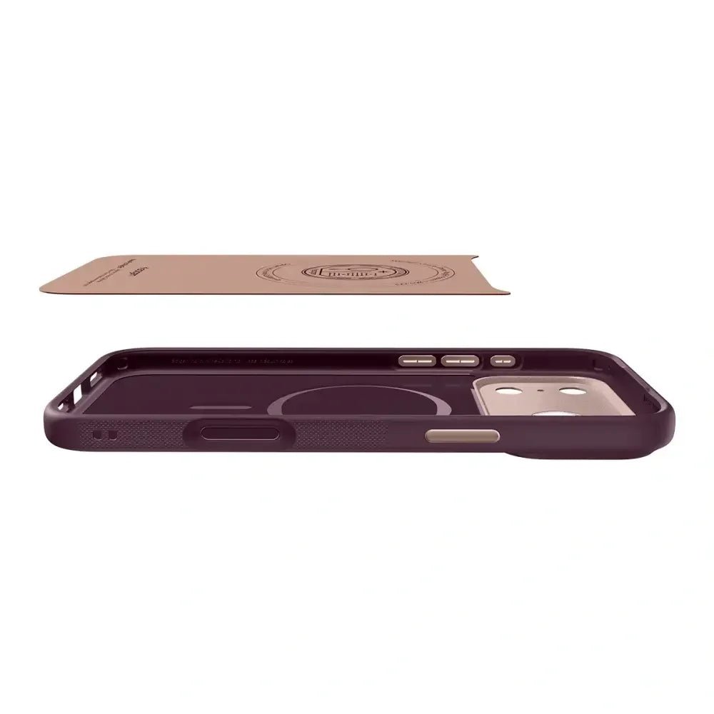 Spigen iPhone 17 Pro Max - Nano Pop Mag - Θήκη Σιλικόνης με MagSafe - Burgundy Bean