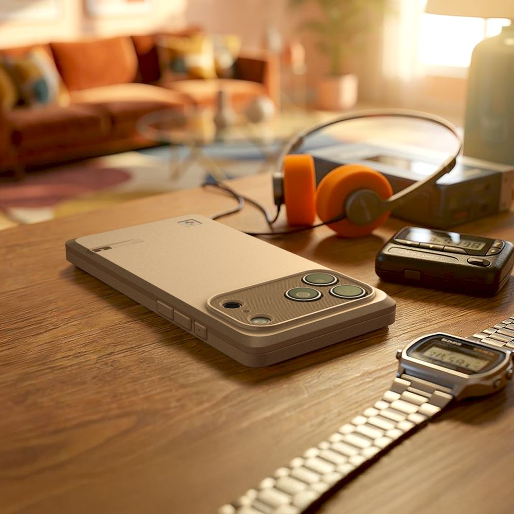 Spigen iPhone 17 Pro Max - Σκληρή Θήκη με Πλαίσιο Σιλικόνης και MagSafe - Classic LS - Stone