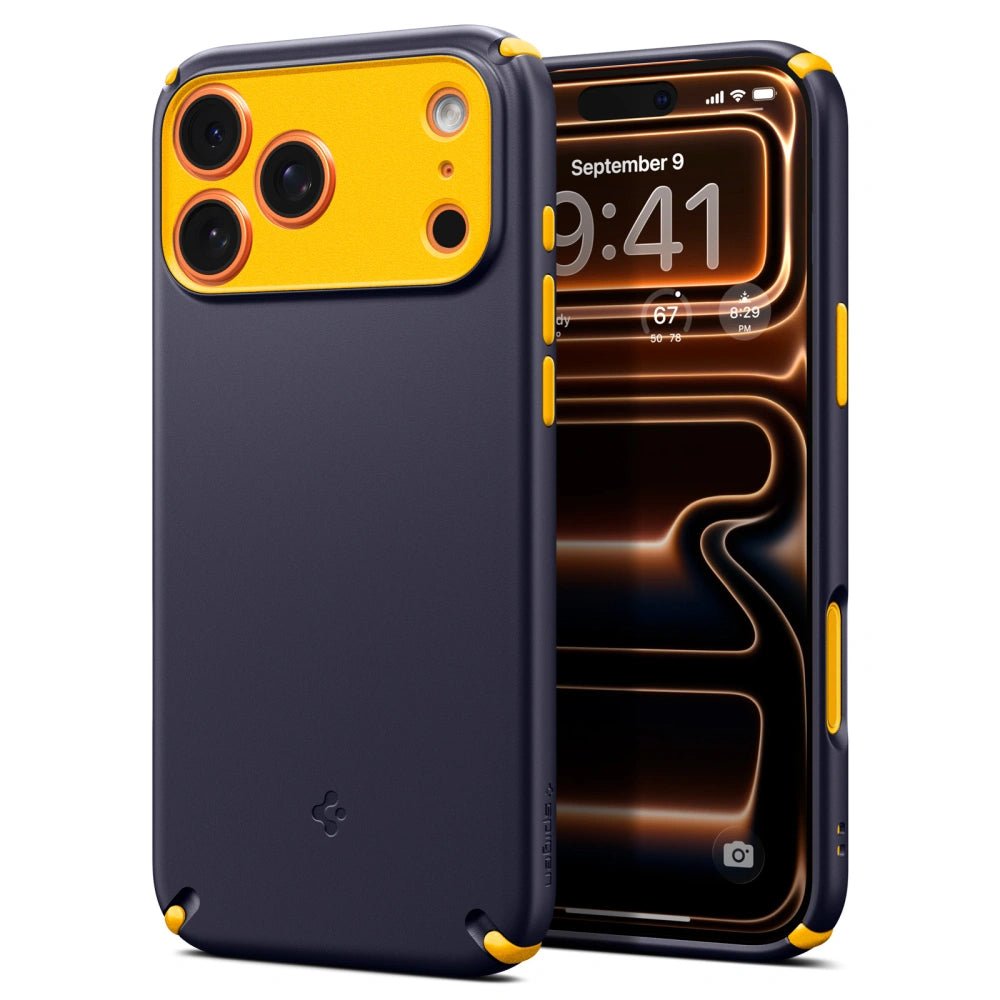 Spigen iPhone 17 Pro - Nano Pop Hybrid Mag - Σκληρή Θήκη με Πλαίσιο Σιλικόνης - Blueberry Navy