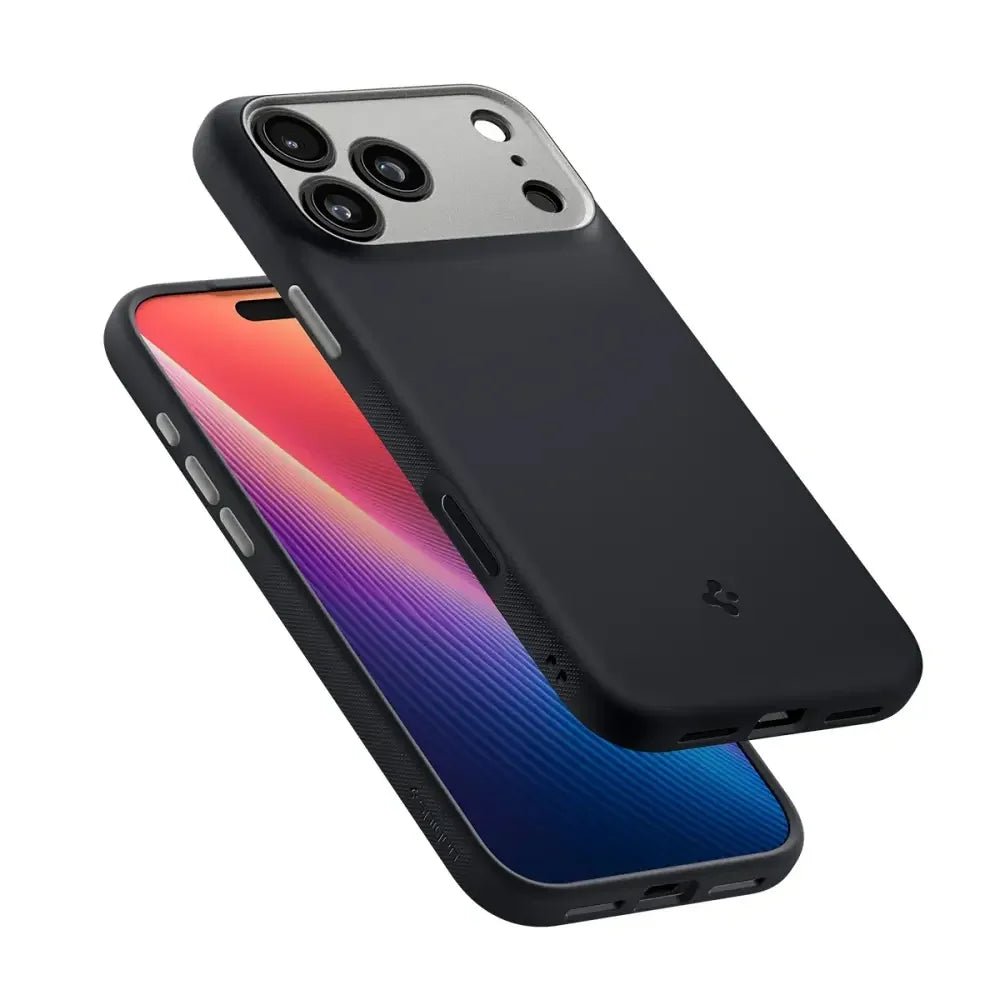 Spigen iPhone 17 Pro - Nano Pop Mag - Θήκη Σιλικόνης με MagSafe - Black Sesame