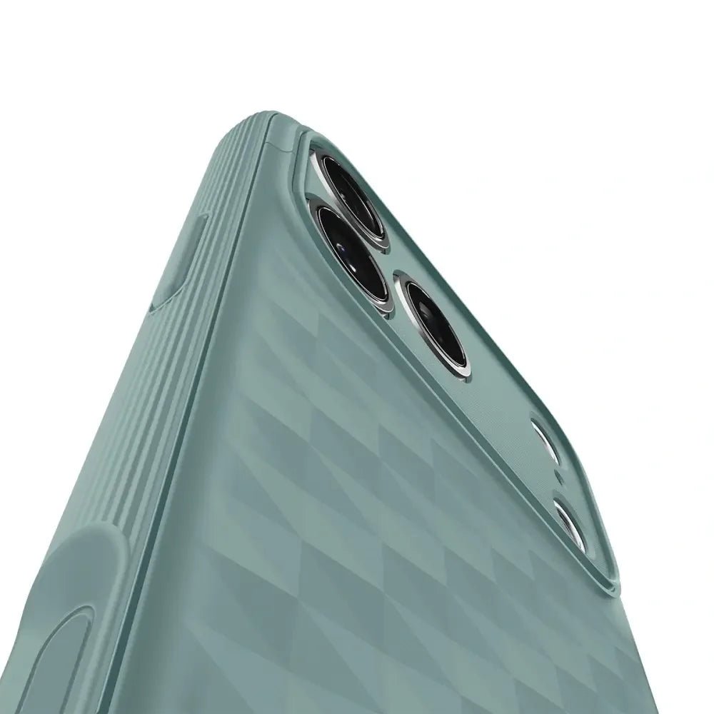 Spigen iPhone 17 Pro - Parallax S Mag - Θήκη Σιλικόνης με Σκληρό Πλαίσιο και MagSafe - Sage Green