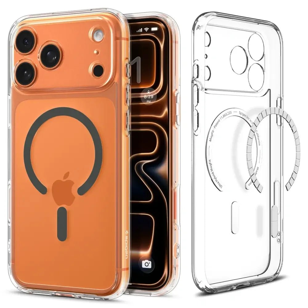 Spigen iPhone 17 Pro - Ultra Hybrid Mag - Σκληρή Θήκη με Πλαίσιο Σιλικόνης Και MagSafe - Clear / Graphite