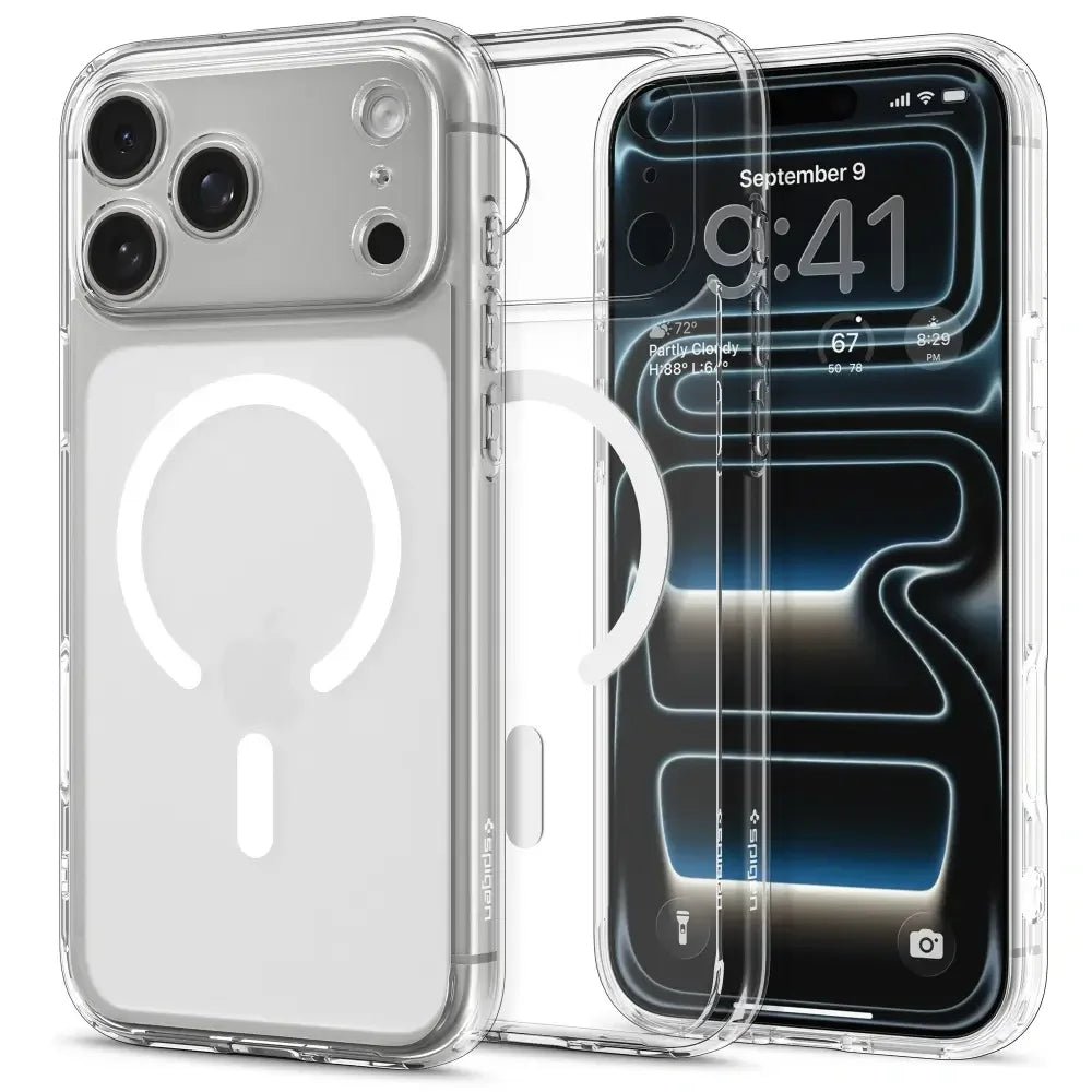Spigen iPhone 17 Pro - Ultra Hybrid Mag - Σκληρή Θήκη με Πλαίσιο Σιλικόνης Και MagSafe - Frost White