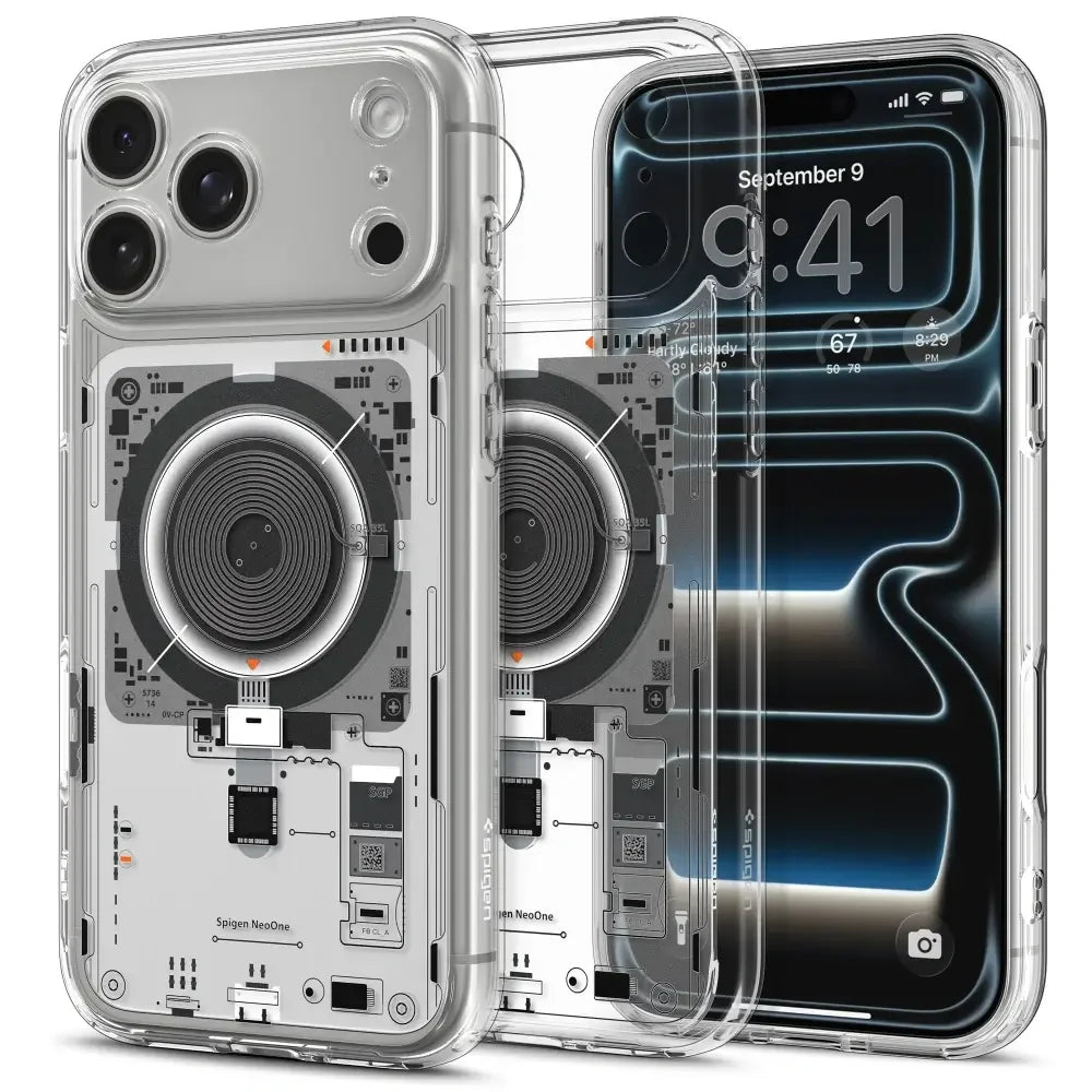 Spigen iPhone 17 Pro - Ultra Hybrid Mag - Σκληρή Θήκη με Πλαίσιο Σιλικόνης Και MagSafe - Neo One