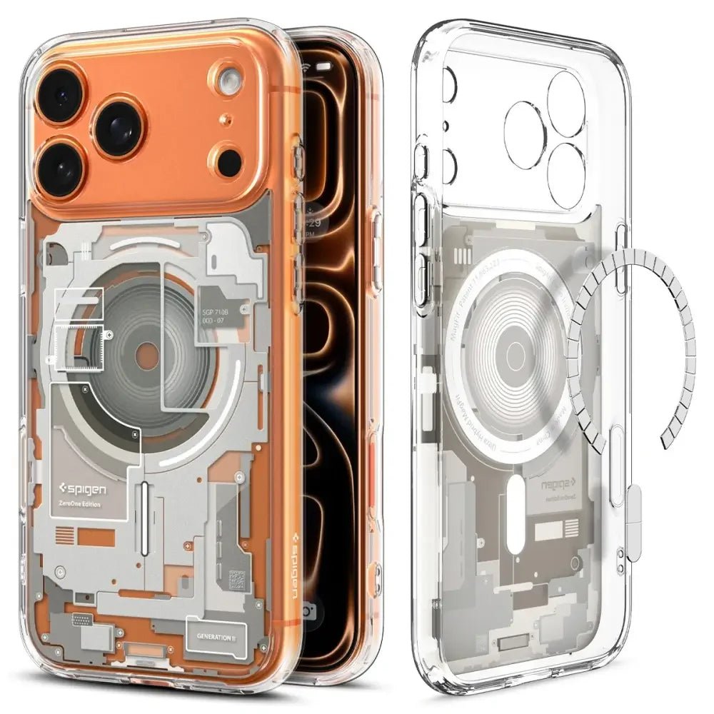 Spigen iPhone 17 Pro - Ultra Hybrid Mag - Σκληρή Θήκη με Πλαίσιο Σιλικόνης Και MagSafe - Zero One Natural Titanium