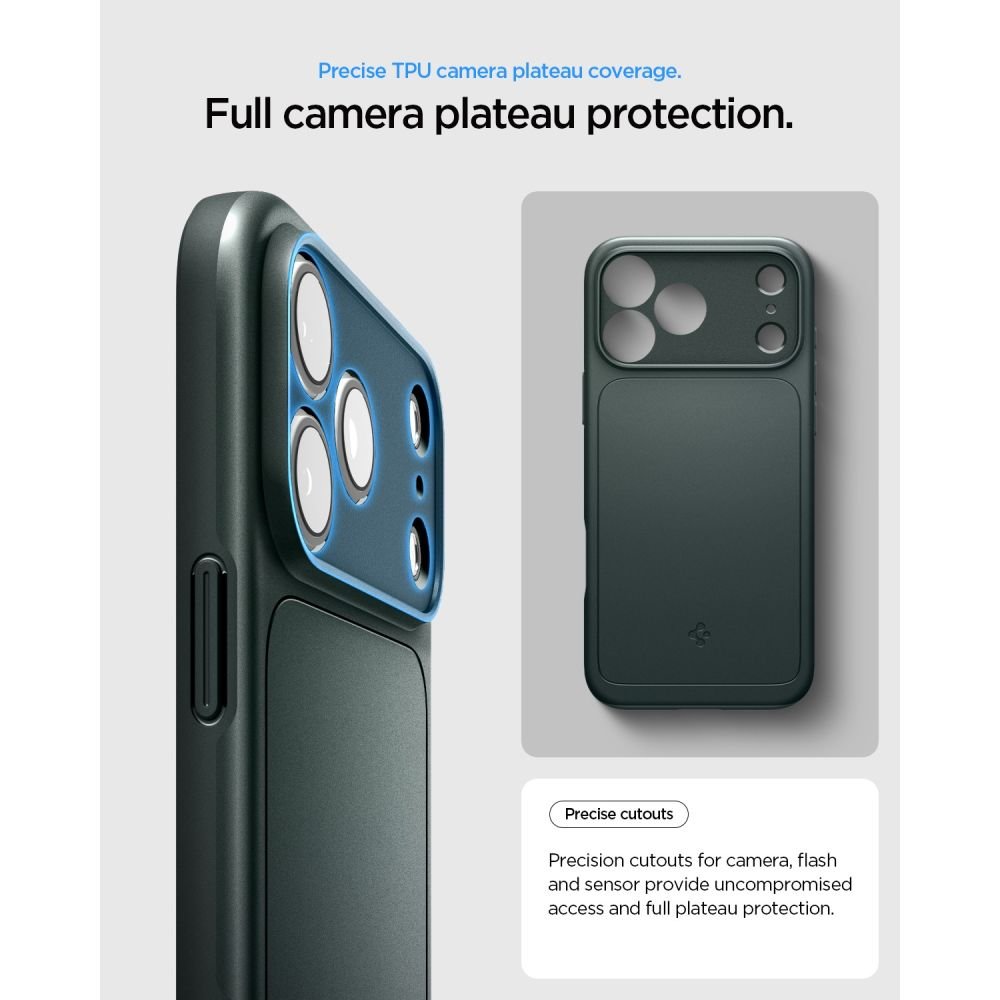 Spigen iPhone 18 Pro / iPhone 17 Pro - Σκληρή Θήκη με MagSafe - Thin Fit Mag - Abyss Green