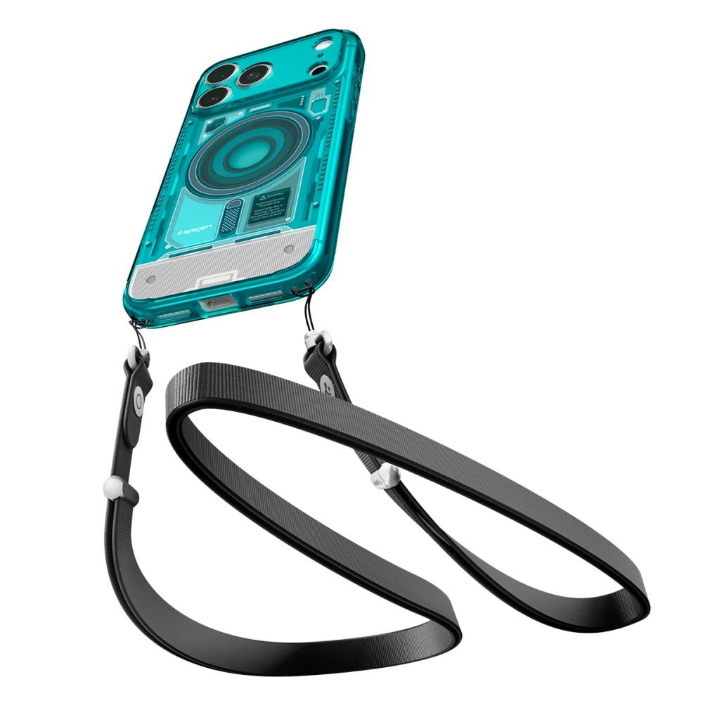 Spigen iPhone 18 Pro / iPhone 17 Pro - Σκληρή Θήκη με Πλαίσιο Σιλικόνης Και MagSafe - Ultra Hybrid Mag - C-One Bondi Blue