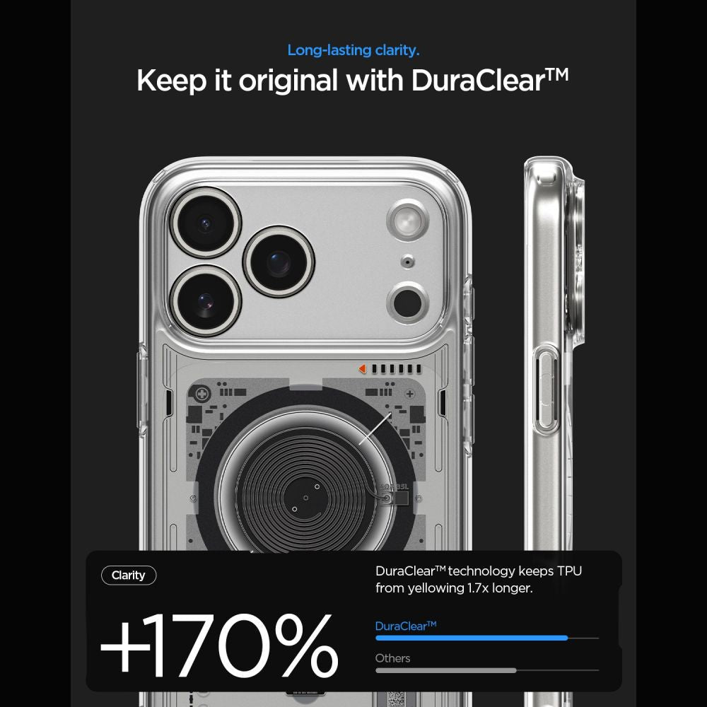 Spigen iPhone 18 Pro / iPhone 17 Pro - Σκληρή Θήκη με Πλαίσιο Σιλικόνης Και MagSafe - Ultra Hybrid Mag - Neo One