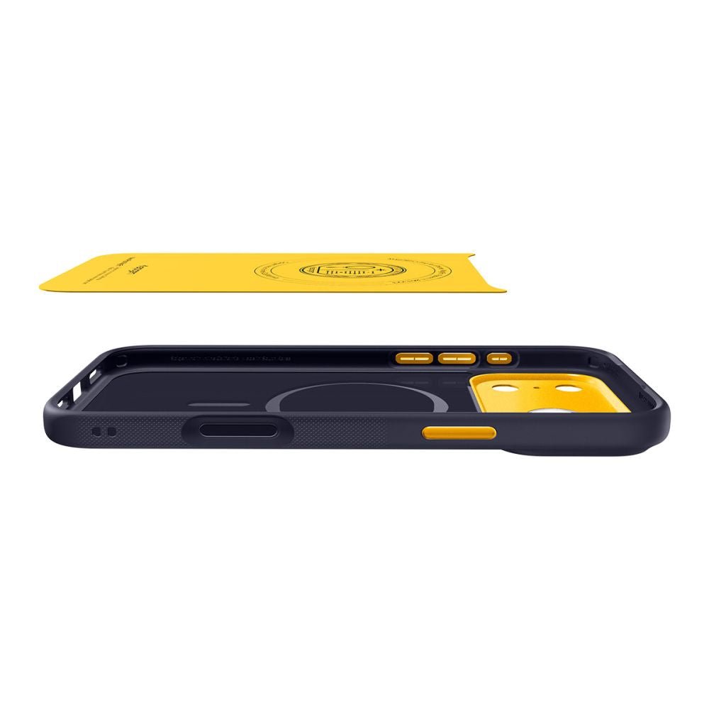 Spigen iPhone 18 Pro / iPhone 17 Pro - Θήκη Σιλικόνης με MagSafe - Nano Pop Mag - Blueberry Navy