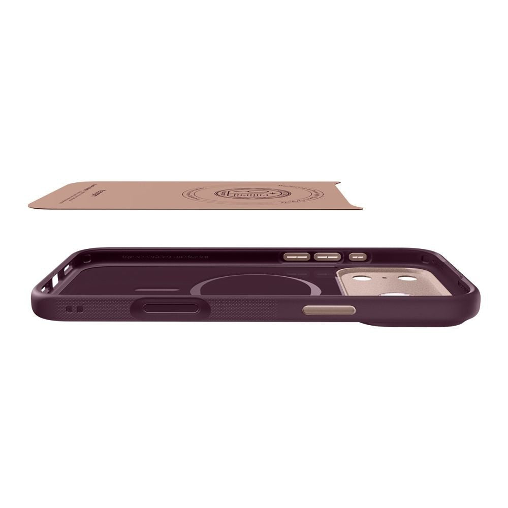 Spigen iPhone 18 Pro / iPhone 17 Pro - Θήκη Σιλικόνης με MagSafe - Nano Pop Mag - Burgundy Bean