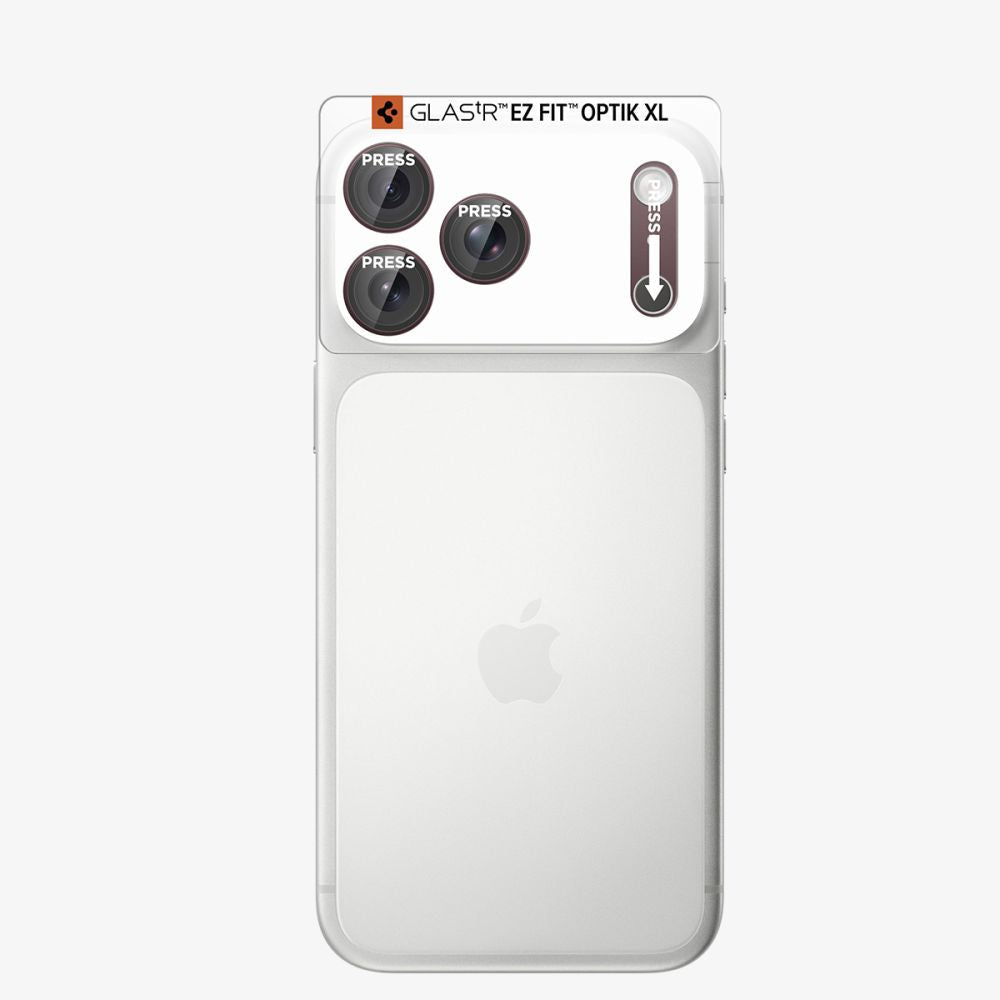 Spigen iPhone 18 Pro Max - Αντιχαρακτικό Γυαλί για την Κάμερα - Optik Pro XL Glas.TR EZ Fit - Burgundy