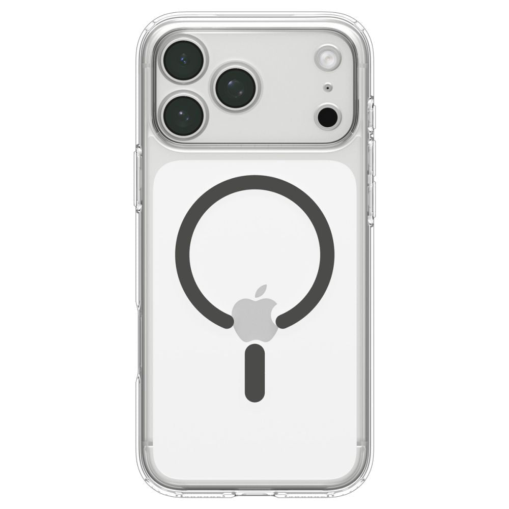 Spigen iPhone 18 Pro Max / iPhone 17 Pro Max - Σκληρή Θήκη με Πλαίσιο Σιλικόνης Και MagSafe - Ultra Hybrid Mag - Clear / Graphite