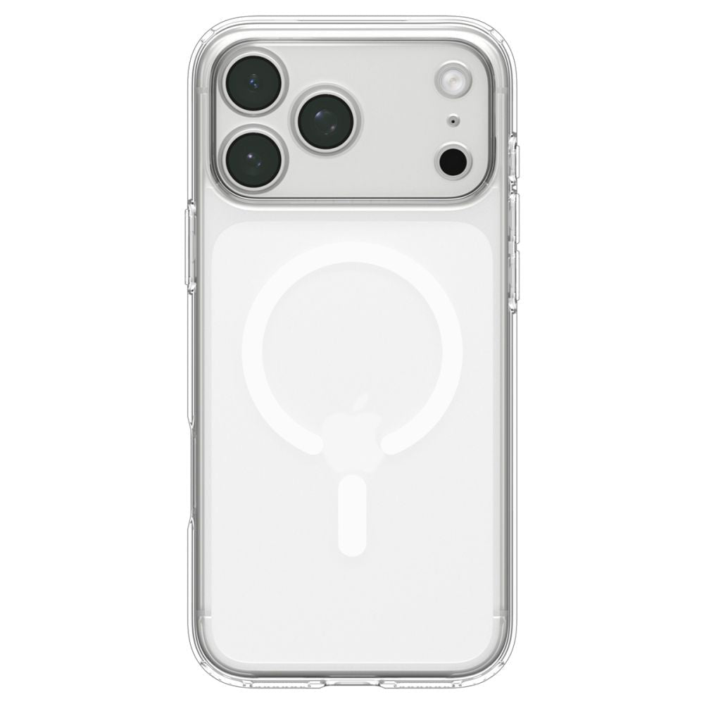 Spigen iPhone 18 Pro Max / iPhone 17 Pro Max - Σκληρή Θήκη με Πλαίσιο Σιλικόνης Και MagSafe - Ultra Hybrid Mag - Clear / White