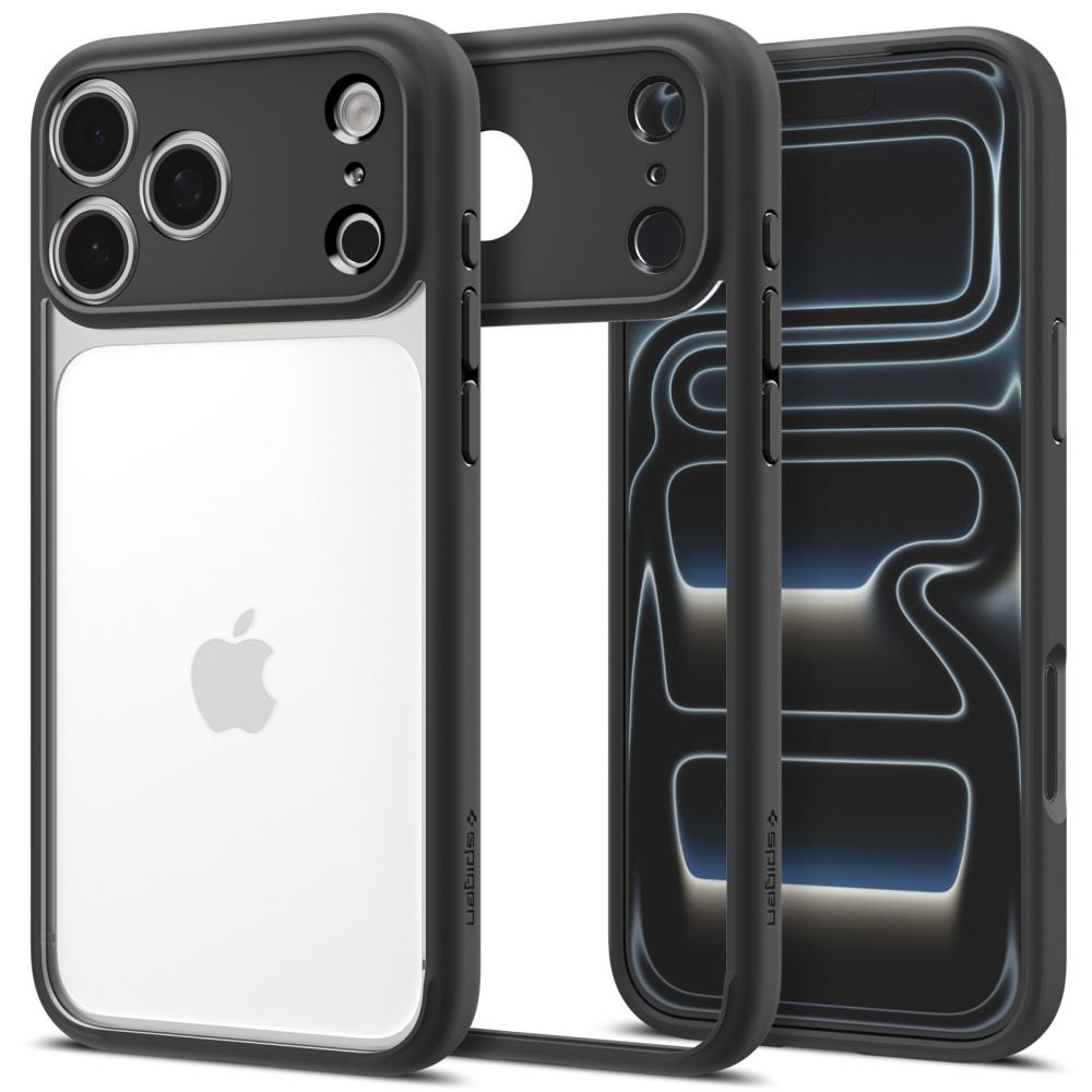 Spigen iPhone 18 Pro Max / iPhone 17 Pro Max - Σκληρή Θήκη με Πλαίσιο Σιλικόνης - Ultra Hybrid - Matte Black