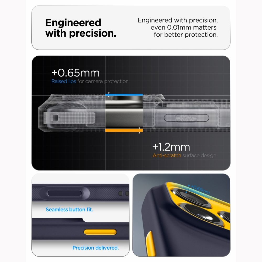 Spigen iPhone 18 Pro Max / iPhone 17 Pro Max - Θήκη Σιλικόνης με MagSafe - Nano Pop Mag - Blueberry Navy