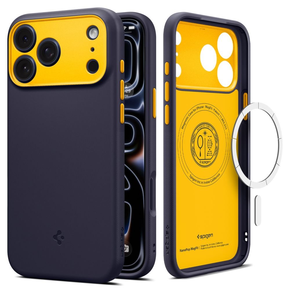 Spigen iPhone 18 Pro Max / iPhone 17 Pro Max - Θήκη Σιλικόνης με MagSafe - Nano Pop Mag - Blueberry Navy