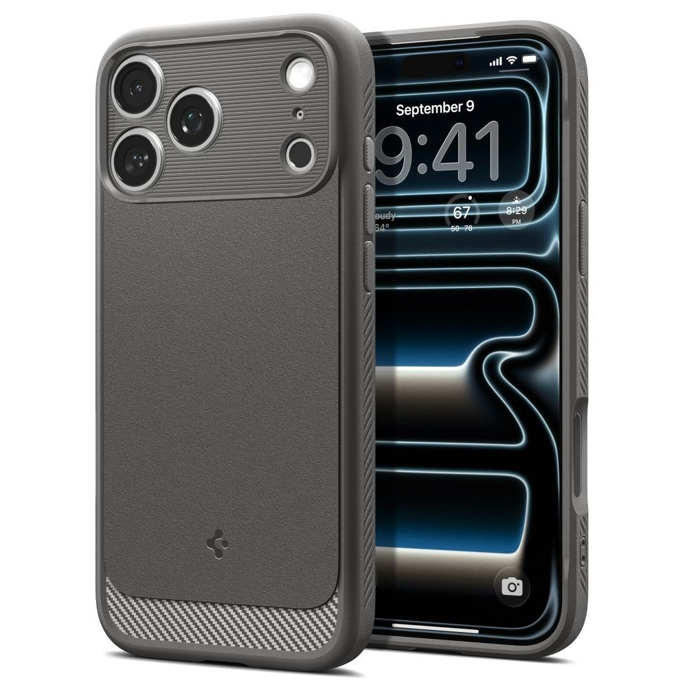 Spigen iPhone 18 Pro Max / iPhone 17 Pro Max - Θήκη TPU με MagSafe - Rugged Armor Mag - Grey