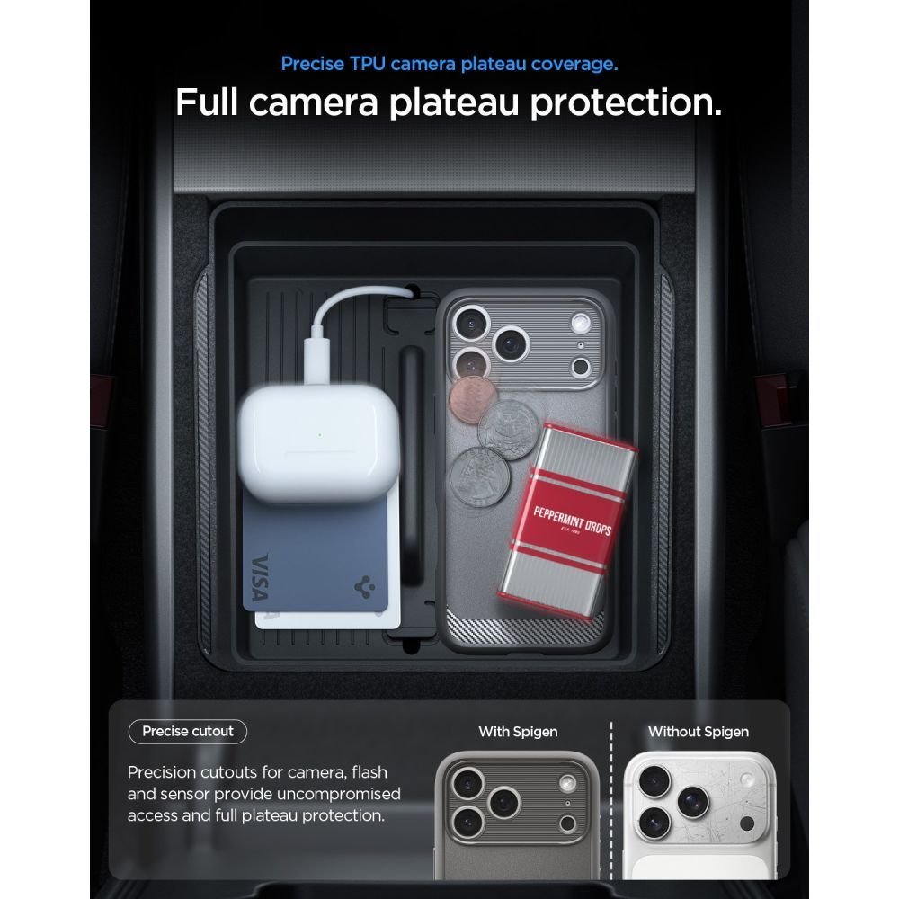 Spigen iPhone 18 Pro Max / iPhone 17 Pro Max - Θήκη TPU με MagSafe - Rugged Armor Mag - Grey