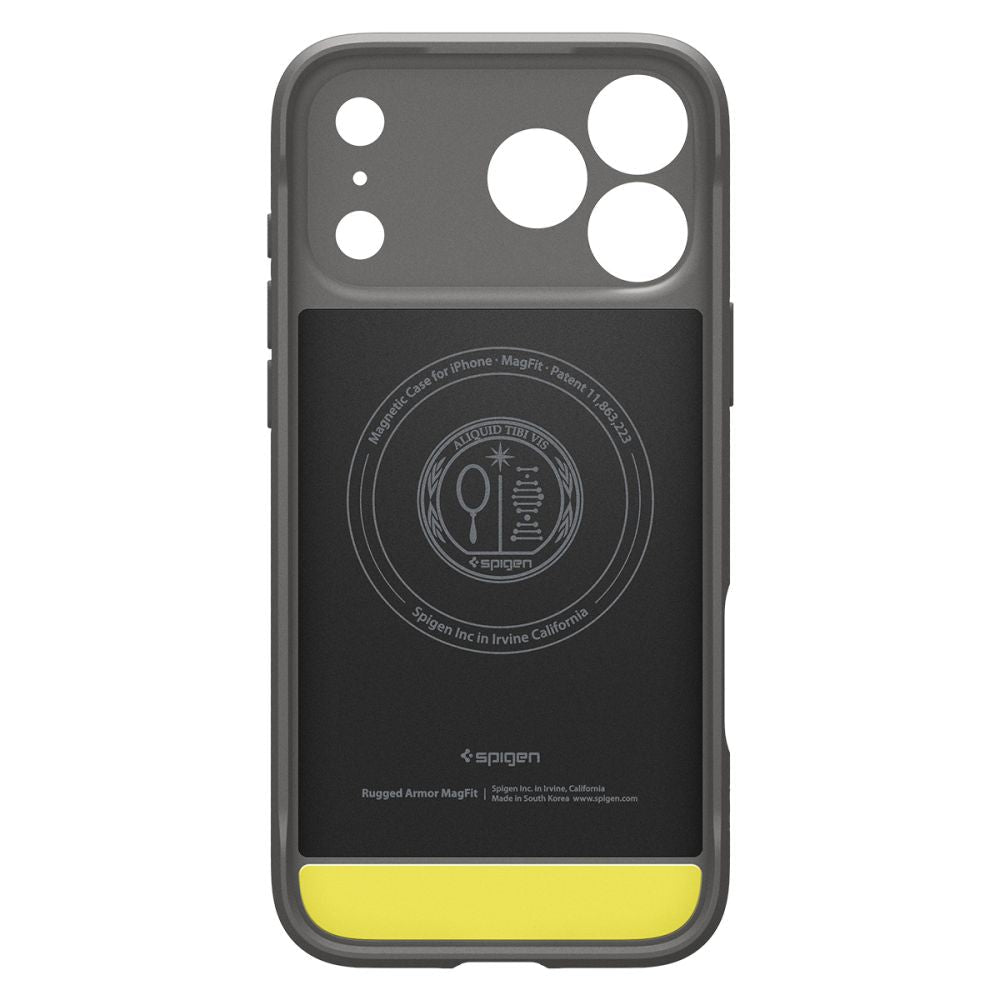 Spigen iPhone 18 Pro Max / iPhone 17 Pro Max - Θήκη TPU με MagSafe - Rugged Armor Mag - Grey