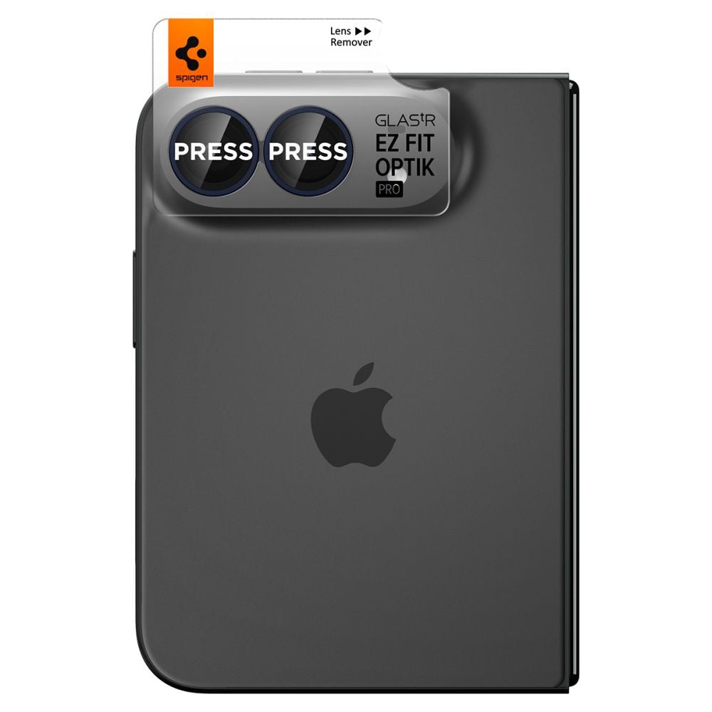 Spigen iPhone Duo - Αντιχαρακτικό Γυαλί για την Κάμερα - Optik Pro Glas.TR EZ Fit - 2 Τεμάχια - Night Sky