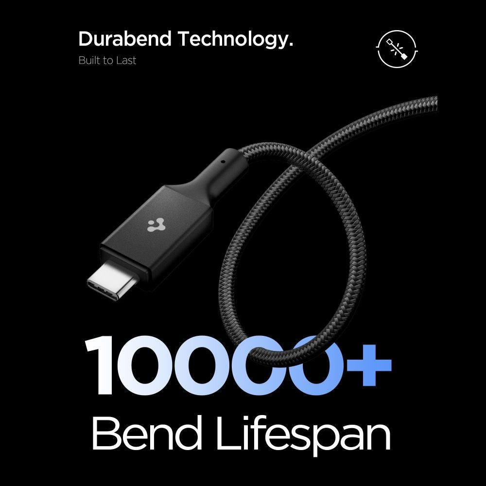 Spigen Καλώδιο Γρήγορης Φόρτισης 100W Type - C to Type - C - Essential EB10010CC - 100 cm - Black