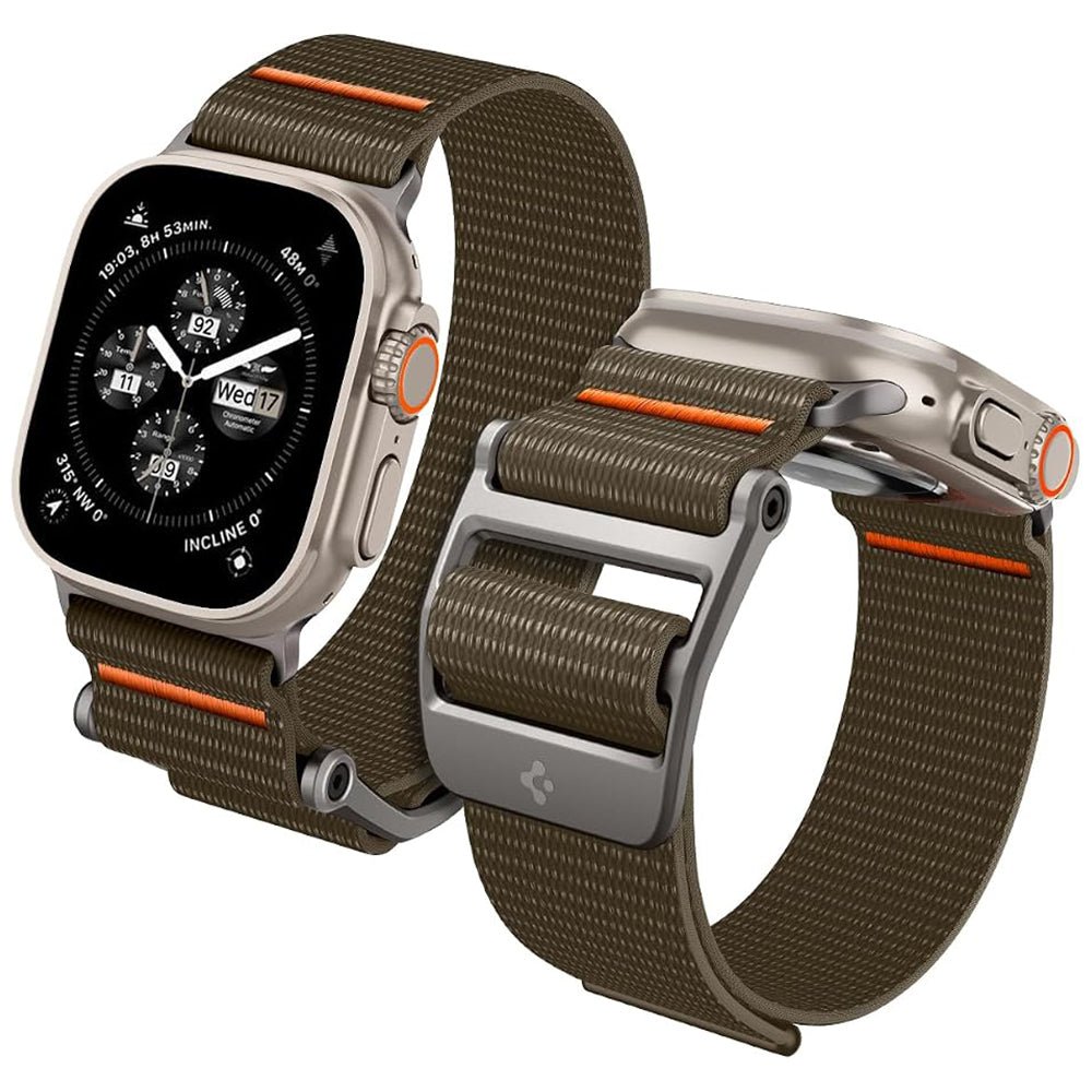 Spigen Λουράκι Apple Watch 4/5/6/7/8/9/10/11/12 - SE (1/2/3) - ULTRA (1/2/3/4) - 44/45/46/49mm DuraPro Flex - Khaki
