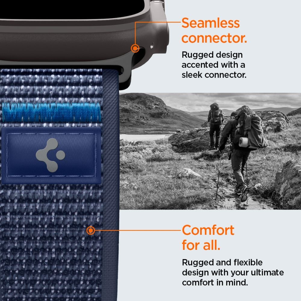 Spigen Λουράκι Apple Watch 8/9/10/11 - SE (1/2/3) - Ultra (1/2/3) – 44/45/46/49mm - Athlex Air 2 - Active Navy Blue