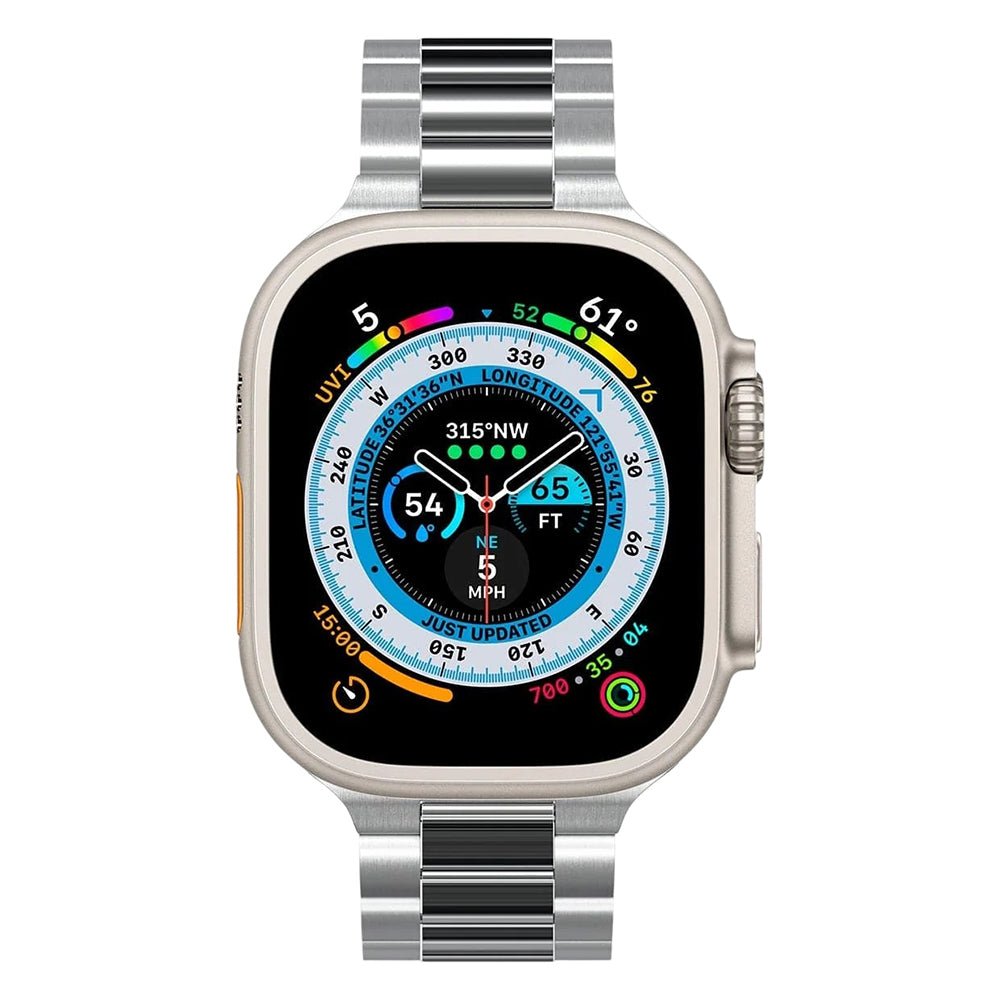 Spigen Λουράκι Apple Watch 8/9/10/11/12 - SE (1/2/3) - Ultra (1/2/3/4) - 44/45/46/49mm Modern Fit 316L - Silver