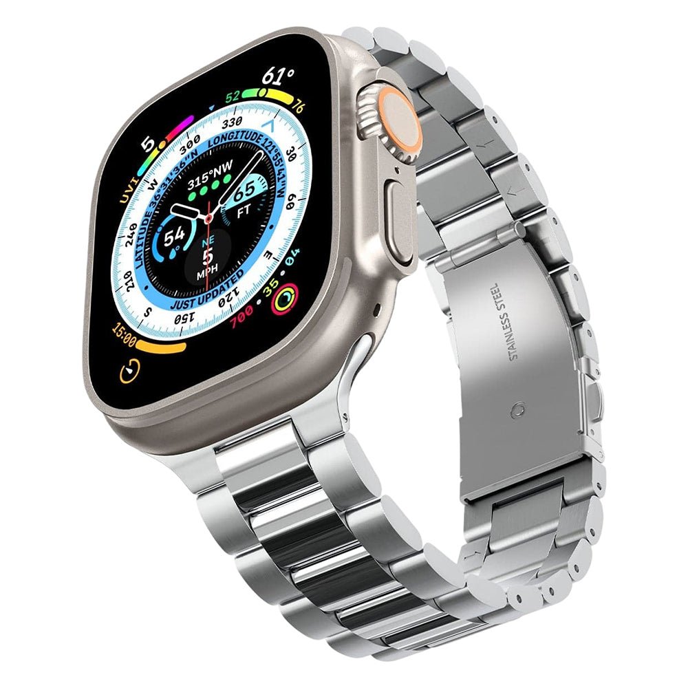 Spigen Λουράκι Apple Watch 8/9/10/11/12 - SE (1/2/3) - Ultra (1/2/3/4) - 44/45/46/49mm Modern Fit 316L - Silver